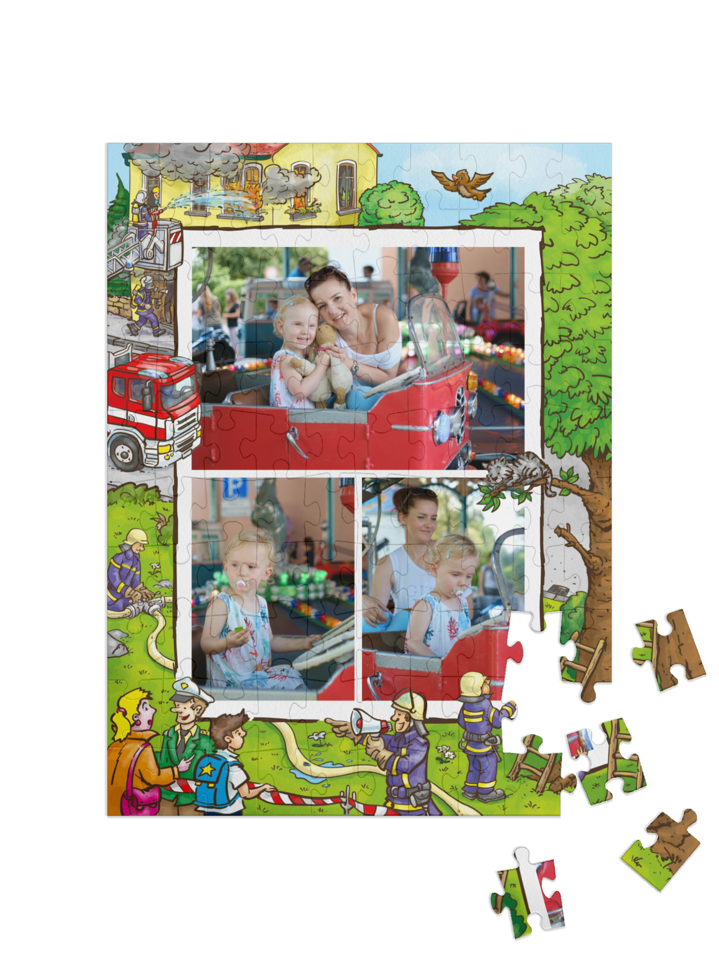 „Helping“ portrait collage