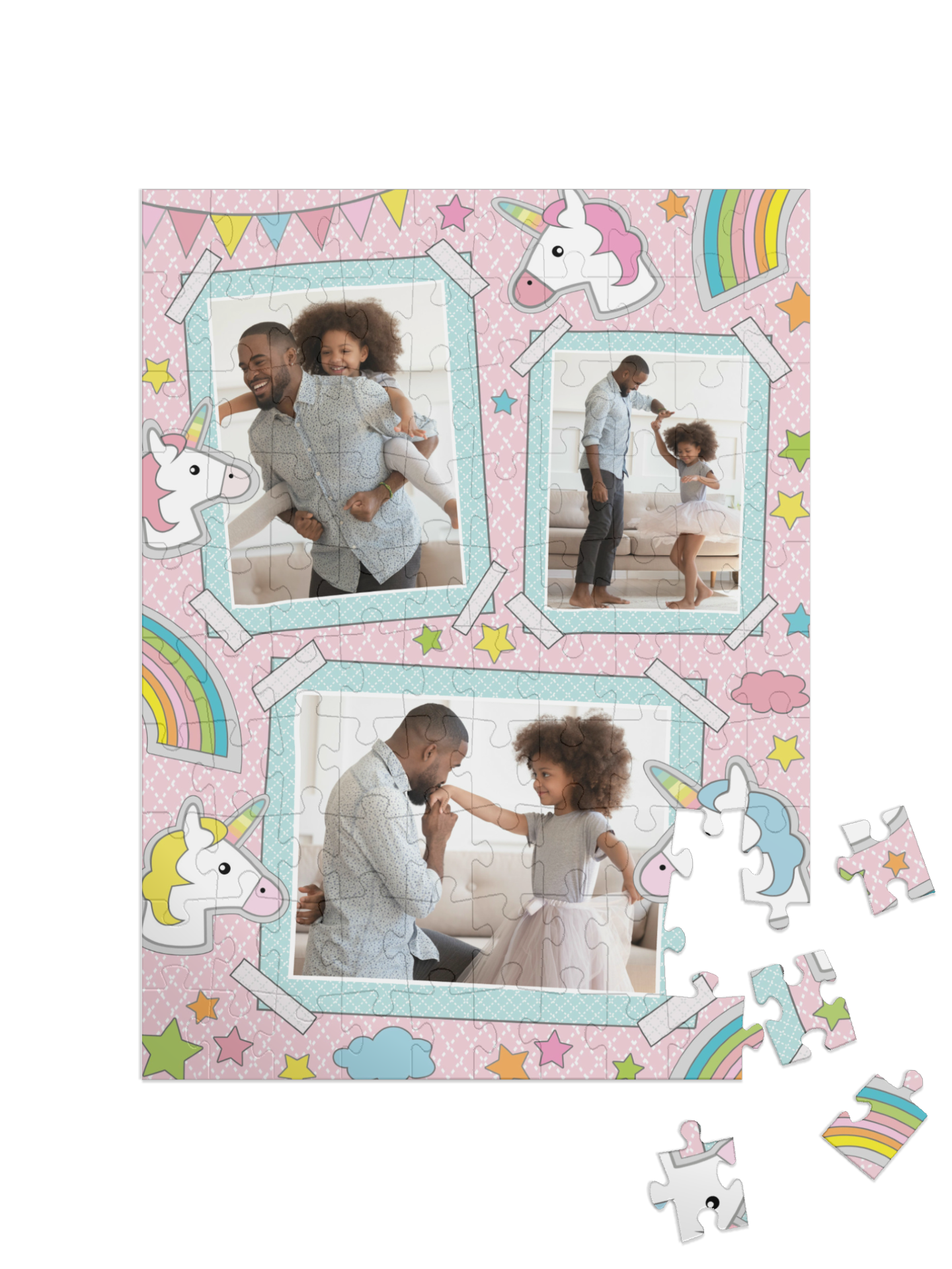 „Sticker Joy“ portrait collage