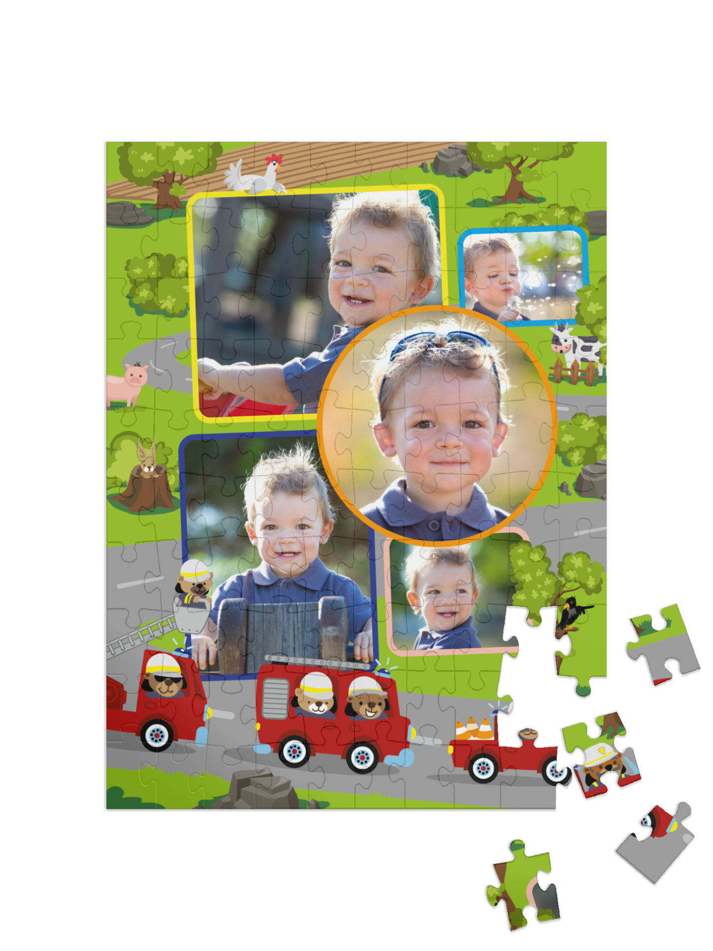 „Ready to go“ portrait collage