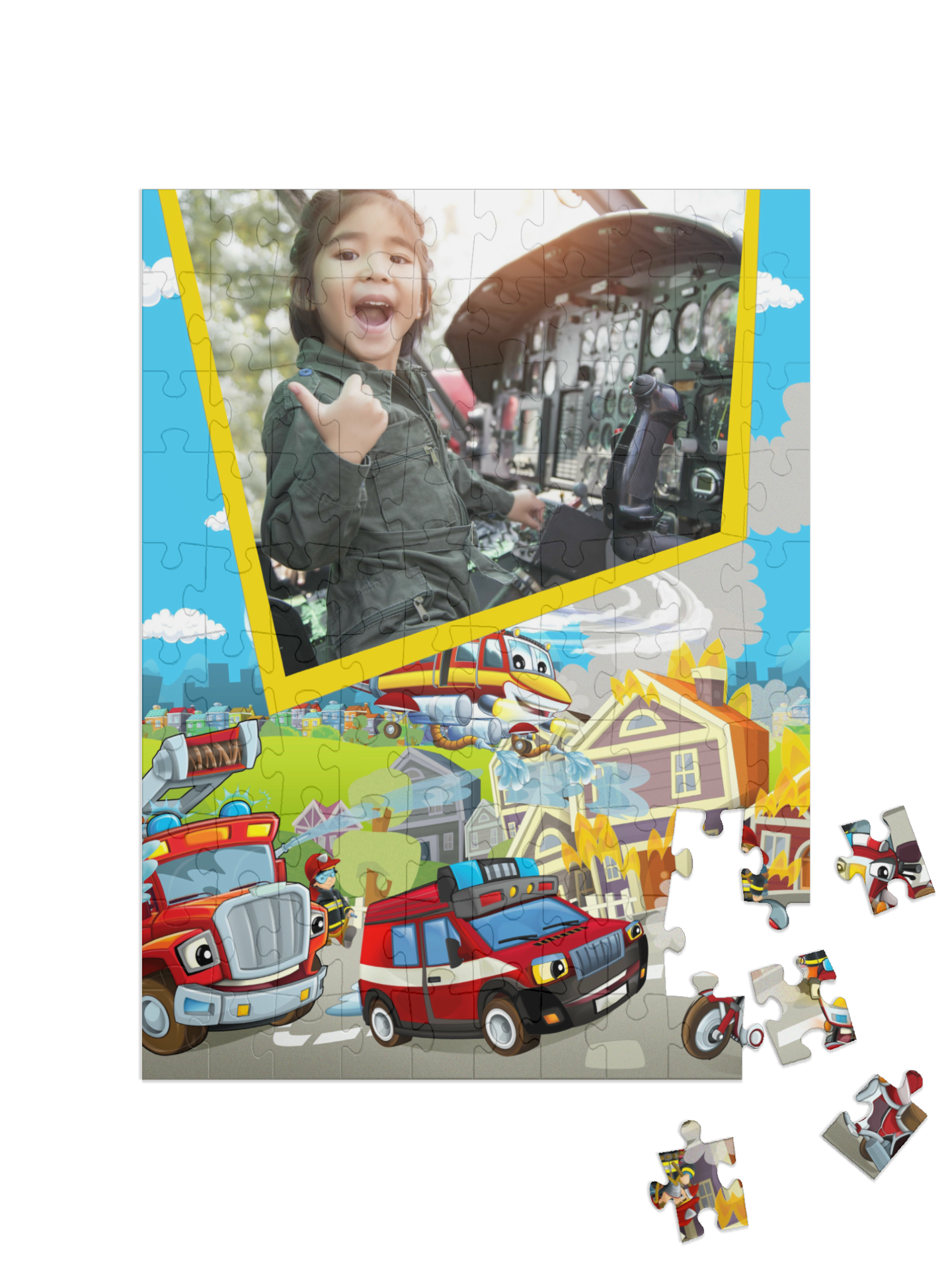 „In Action“ portrait format